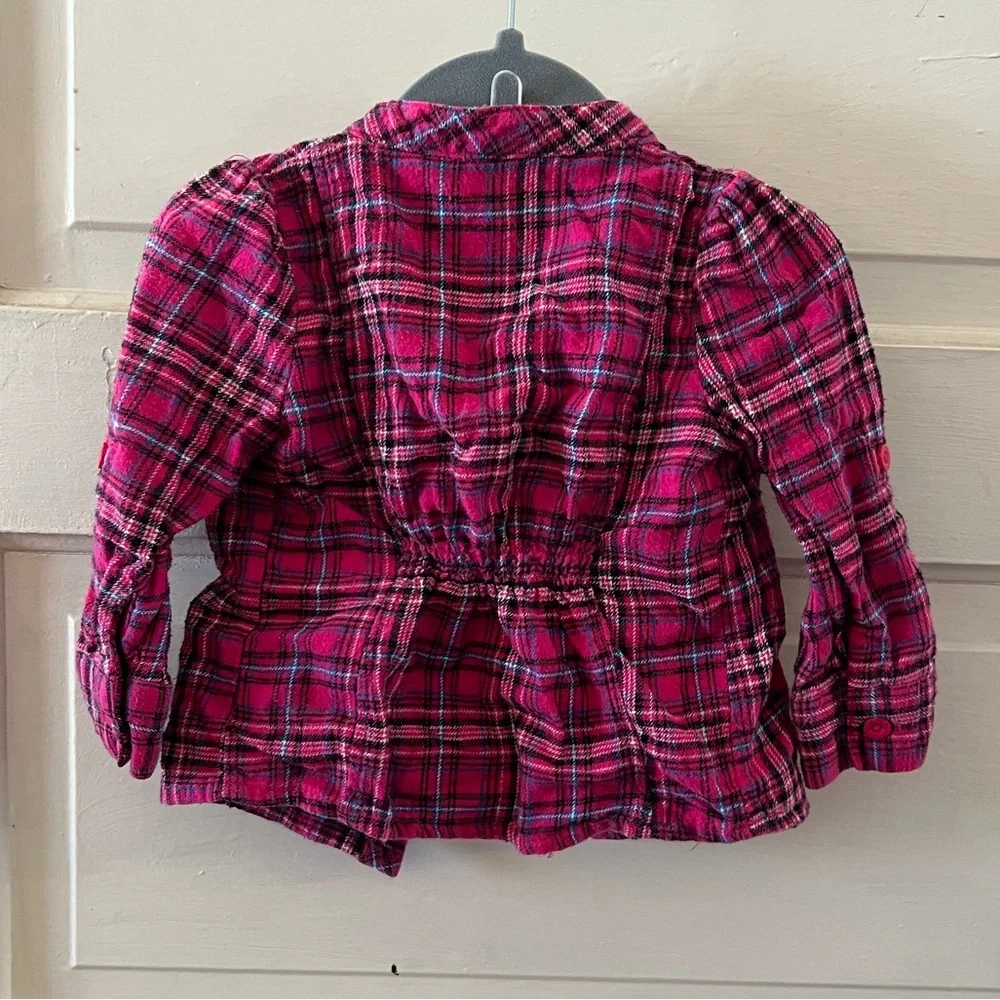 Pink Flannel w/pockets - Picture 4 of 4